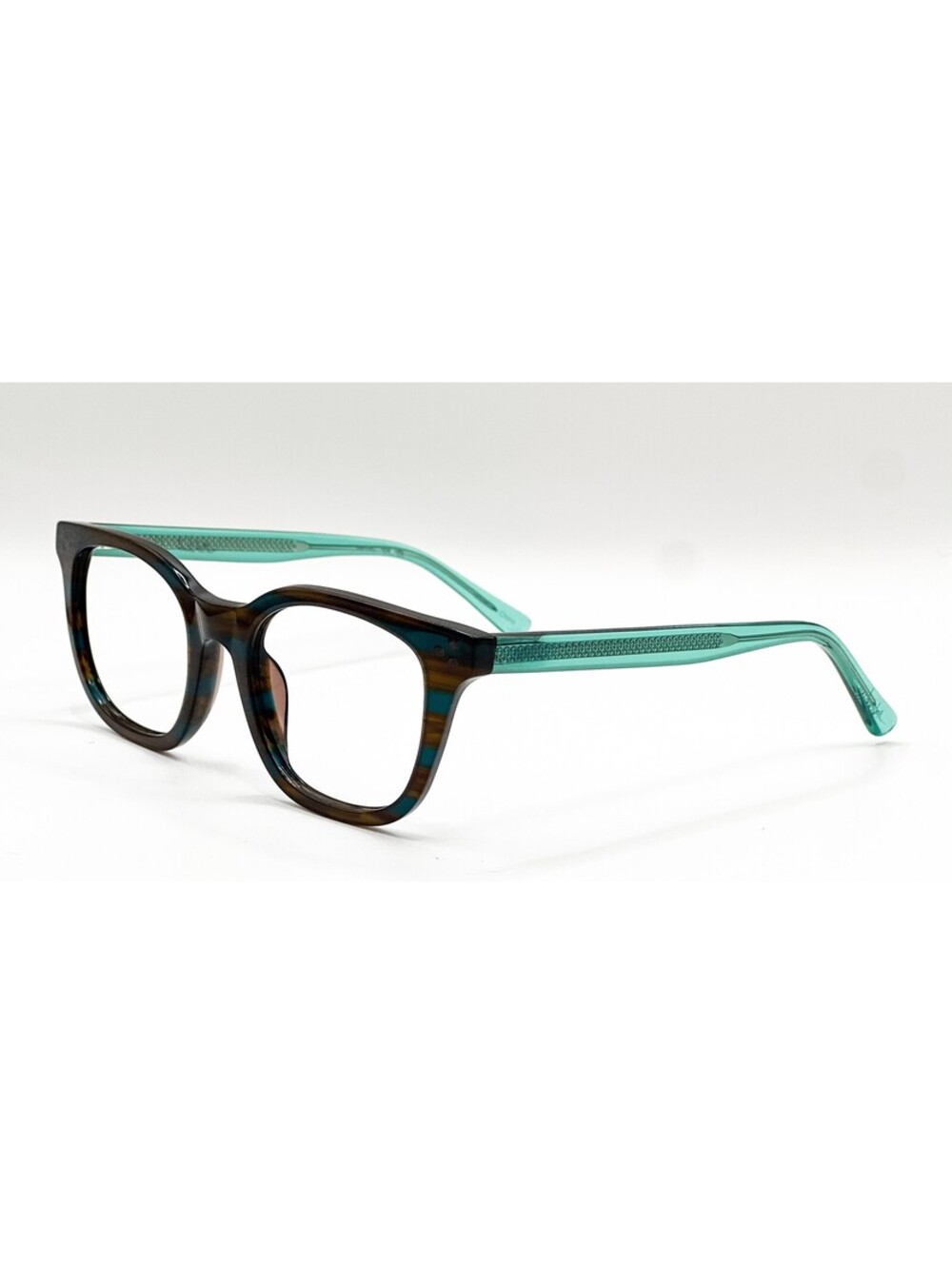 NEW NICOLE MILLER ST LUCIA C03 GREEN GRAIN AUTHENTIC EYEGLASSES 49-20